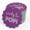thumbnail image 4 of Inkdotpot Pack Of 100 Ready To Pop Baby Shower Favor Paper Tags Craft Real Silver Foil Hang Tags, 4 of 7