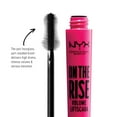 NYX Professional Makeup On The Rise Liftscara Volumizing Mascara, Clean