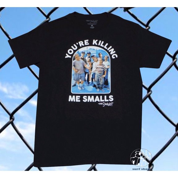 New Sandlot You're Killing Me Smalls Black Vintage Mens T-Shirt