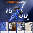 thumbnail image 3 of Electric Pressure Washer,4200PSI Max 2.6 GPM Power Washer with 23 ft Hose,Adjustable Nozzle 0-120°,Foam Cannon, Car Washing Gloves,Portable for Clean Vehicles, Patios,Driveways,Fences, 3 of 9
