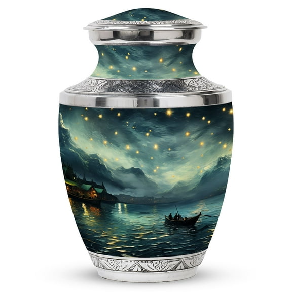 Decorative Urns for Human Ashes - Urns for Human Ashes Adult Male & Female - Human Remain Urns - Human Urns for Ashes - Cremation Urns for Adult Ashes - Burial Urns for Ashes(Size - 10inch)