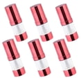 thumbnail image 3 of 6Pcs Round ABS And PP Red Plastic Lotion Bottles For Women And Travelers Travel-Friendly Daily, 3 of 5