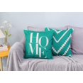thumbnail image 3 of Geometric Teal Couch Throw Pillow Covers 18x18 Set of 4, Large Light Green and Decorative Sofa Accent Pillow Cover Cushions Case for Living Room Chair Bed Outdoor Home Decoration Pillow, 3 of 6