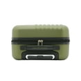 thumbnail image 2 of Travelers Club 20-Inch Spinner Rolling Carry-on Luggage, Green, 2 of 5
