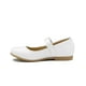thumbnail image 2 of Balerina Charol Blanco Flores Primera Comunion Confirmacion blanco 18.5, 2 of 6