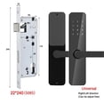 thumbnail image 3 of App Control Smart Lock Digital Locks With Handle Keypad Electronic Door Lock For Home Hotel Rental Bluetooth Connect ,Easy Installation, 3 of 4