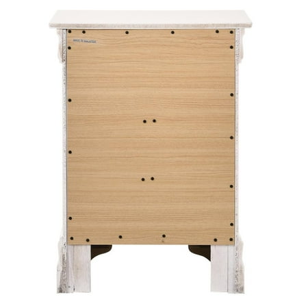 Glory Furniture Louis Phillipe G3190-3N 3 Drawer Nightstand, White