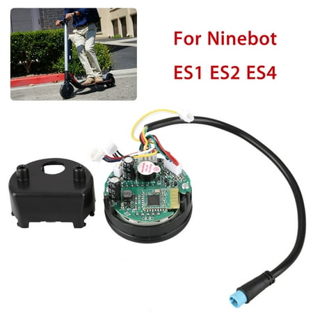 - New replacement circuit board with dashboard cover for ES1 ES2 ES4 with factory firmware. Easy to install. Get your scooter up and running in a matter of minutes. Suitable: For Ninebot ES2