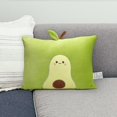 thumbnail image 3 of Almohada de felpa de aguacate con inserto incluido, bonita almohada decorativa de aguacate para el hogar, dormitorio, sala de estar, almohada decorativa para cama, sofá, coche, Cr, 3 of 5