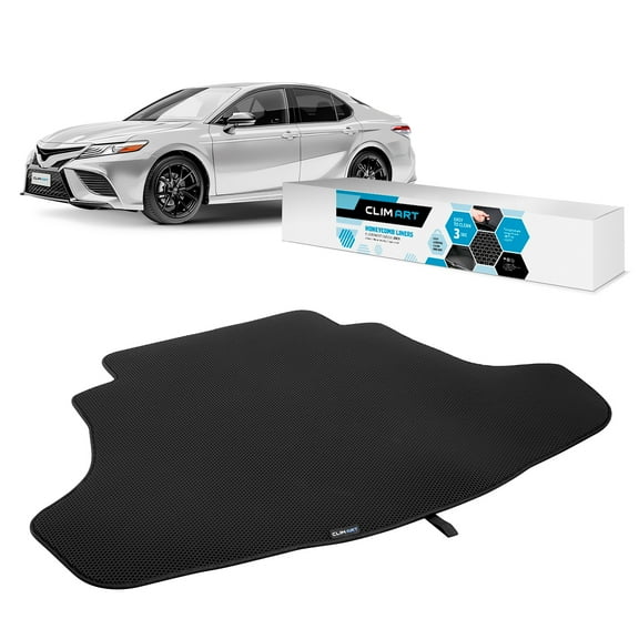 CLIM ART Cargo Liner for Toyota Camry 2018-2024 Custom Fit Trunk Mat, with Honeycomb Dirtproof & Waterproof Technology - All-Climate, Heavy Duty, Anti-Slip Cargo Liner, Luggage - FL01118023
