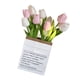thumbnail image 2 of Flores Artificiales Jadeshay Estilo Tulipa 9 x Flores Plástico, 2 of 8