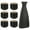 Black, variant on NUOLUX Sake Set Japanese Cup Saki Ceramic Bottle Cups Pot Carafe Tea Porcelain Kit Serving Warm Traditional Shot Sets Holder