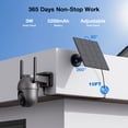 thumbnail image 4 of Conico Wireless Security Camera System Outdoor, 2-Camera WiFi Security Cameras with Base Station, 2K PTZ, Color Night Vision, PIR Detection, Solar Powered, No Monthly Fee, 4 of 8