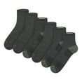 thumbnail image 2 of John Deere Men's Socks, Workwear Max Cushion High Ankle Socks, 6-Pack, 2 of 5