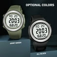 Hearkent Waterproof Pedometer Watch for Senior Non Bluetooth No App