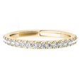 thumbnail image 2 of Aonejewelry 1/4 Carat Round Diamond Wedding Band In 14K Solid Yellow Gold, 2 of 4