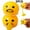 1 pc, variant on 2 Pcs Cute Yellow Round Sucking and Vomiting Lazy Yolk Vomiting Yolk Slime, Vomiting Yolk Balls, Prank Toys Fidget Toys