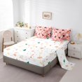 thumbnail image 5 of Castle Fairy Gingerbread Man 7 Pieces Bedding Comforter Set for Kids,Gingerbread Man Full Bedding Set Lightweight,Festival Xmas Fitted Sheet Flat Sheet,Ultra Soft Home Decor, 5 of 8