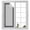 Black Gray, variant on Static Cling Door Window Covering, Gray Geometric Window Privacy Film Frosted, Black Greek Key Design Abstract Modern Art UV Blocking Windows Film for Office, Hotel, Bedroom, 29.5 x 78.7 Inches