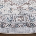 thumbnail image 3 of SAFAVIEH Montana Valerie Medallion Polyester Area Rug, Gray/Blue, 6' x 6' Round, 3 of 7