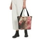 thumbnail image 5 of Fotbe Haired White Horse Bolsa de Playa con Estampado, Bolsa de Hombro, Bolsa de Mano Espaciosa, Bolsa de Viaje Ligera, Bolsa de Compras Versátil, 5 of 6