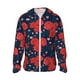 thumbnail image 1 of Balery Rose Flower Sudadera ligera de manga larga con capucha y protección solar UPF 50+ para hombre y mujer, ideal para pesca y running-Large, 1 of 7