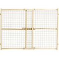 thumbnail image 1 of 32 x 29 - 50 in. Wood & Wire Mesh Pet Gate, 1 of 1