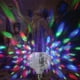thumbnail image 4 of Bombilla Led Giratoria, Efecto Estroboscópico Rgb, Luz de Bajo Consumo, Patrones de Cristal Multicolor, Decoración para Fiestas, Clubes, Bares, Bodas y Cumpleaños, Casquillo E27, Tamaño 11 X 13 Cm., 4 of 7