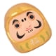 thumbnail image 3 of Mini Daruma de madera, muñecos Daruma japoneses coleccionables, muñecos Daruma de la suerte, vaso para el hogar, mesa, escritorio, decoración de coche, amarillo, 3 of 8