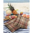 thumbnail image 4 of Outdoor Pillow Covers Throws Fall Retro Tartan Stripe,Waterproof Pillow Cases Pack of 2 Thanksgiving Vintage Plaid,Durable Cushion Cover Pillowcase for Patio Balcony Couch Garden, 4 of 7