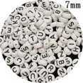 thumbnail image 1 of 5mm 6mm 7mm Mixed Letter Beads Oval /Square Shape Alphabet Beads For Jewelry Making DIY Charms Bracelet Necklace Accessories, 1 of 5