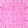 thumbnail image 1 of Ahgly Company Indoor Square Oriental Pink Traditional Area Rugs, 8' Square, 1 of 4