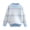 Blue, variant on Girls Sweaters Cute Doll Collar Fuzzy Color Block Cable Knit Pullover Tops Fall Casual Tween Sweater,11 Years