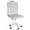 Gray, variant on Impressions Vanity Royal Tufted Vanity Chair with 360 Degree Swivel, Button Cushioned Seat (Pink)