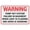 Warning Sign 4, variant on Warning Keep Clear Gate May Open Or Close At Any Time Sign Warning Tin Sign Home Kitchen Farm Garden Garage Wall Decor 8"x12"Inch