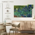 thumbnail image 5 of Elephant Stock Irises 1889 Wall Art - Horizontal Canvas Wall Art - Living Room Wall Decor - Floral And Botanical Canvas - Blue And Teal Decor By Vincent Van Gogh - 48" x 32", 5 of 8