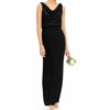 Adrianna Papell Womens Dress Blouson Cowl-Neck Gown