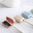 thumbnail image 1 of SNNROO 5pcs Transparent Portable Toothbrush Case - Keep Your Toothbrush Clean & Safe On The Go!, 1 of 7