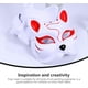 thumbnail image 3 of Máscara de gato, 3 piezas, máscaras de Therian, máscaras de gato blancas, máscara de Halloween en blanco, máscaras de media cara de animal, mascarada, fiesta de cosplay, 3 of 5