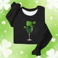 thumbnail image 2 of TaTaai Womens St Patricks Day Sweatshirt Long Sleeve Crewneck Casual Loose Fit Pullover Top Celtic Knot Print Holiday Wear Gift, 2 of 5