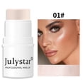 thumbnail image 2 of Julystar Shimmer Blush Stick – Use as Blush, Highlighter, Contour or Eyeshadow – Buildable Natural Finish, 2 of 10