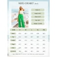 thumbnail image 4 of Womens Casual Wide Leg Pants High Waisted Button Down Straight Long Trousers Palazzo Pants, 4 of 8