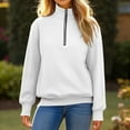 thumbnail image 6 of Oversized Women’s Zip Sweatshirt Casual Loose Fit Long Sleeve Pullover Fleece Hoodie Tops with Pockets for Streetwear, 6 of 7
