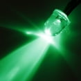thumbnail image 4 of Unique Bargains Prewired LED Light DC 12V 20mA 8mm Pre Wired 12 Volt LEDs Emerald Green - 10Pcs, 4 of 4