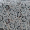 thumbnail image 2 of Benzara BM202725 Ensemble de Couette Réversible Imprimée Taille Complète, Gris et Bleu - 8 Pcs, 2 of 2
