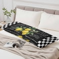thumbnail image 6 of Hello Summer Lemons Throw Pillow Covers Farmhouses Fruits Black White Checkered Decorative Lumbar Pillow Cover Rectangle Cushion Case for Sofa Couch Bed Living Room Bedroom 20 X 54 Inches, 6 of 9