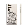 thumbnail image 1 of Proteja su teléfono con estilo: cubierta de teléfono arenada con estampado de dibujos animados vibrantes para iPhone 15 Pro Max 14 13 12 Pro 11, 1 of 4