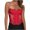 Watermelon Red, variant on ZQUUVOU Women's Sheer Mesh Lace Bodysuit Spaghetti Strap Bustier Corset Tops Rave Party Club Cami Tops Shapewear Olive Green