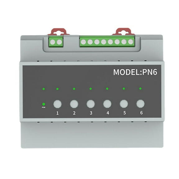 Tuya Smart Zigbee 6CH Relay Switch Module Remote Control Appliance Supports 3-Way Motor