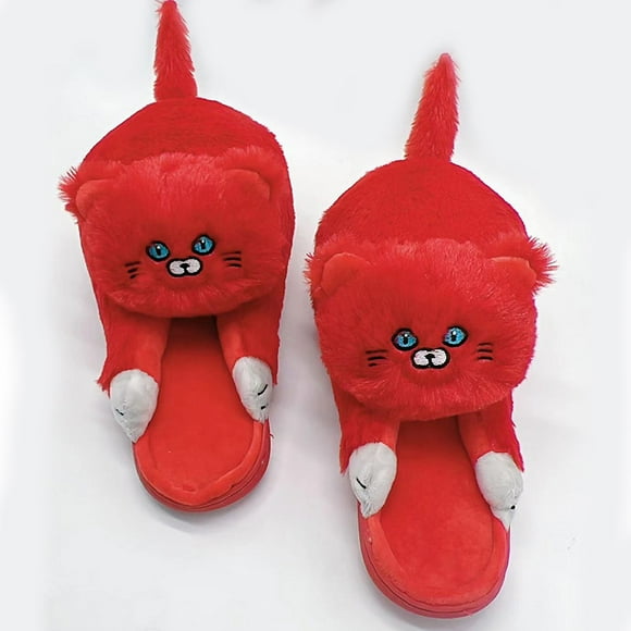 RWJDXD RWJDXD Hug Cat Unisex Men Slippers Designer 2022 Spring Couples Crazzy Indoor Fluffy Shoes Slipper Funny Men‘s Womens Cute Cat Slippers